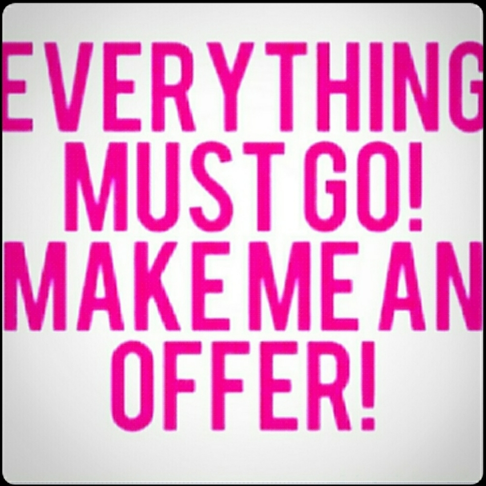 Everything must go! We are moving!!!